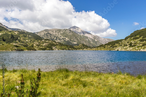 landscape of Pirin Mountain and Fish Banderitsa lake, Bulgaria © hdesislava