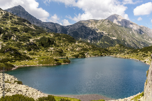 Fototapeta Naklejka Na Ścianę i Meble -  landscape of Pirin Mountain and Fish Banderitsa lake, Bulgaria