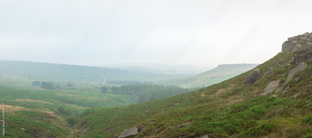 Misty over Hathersage Booths