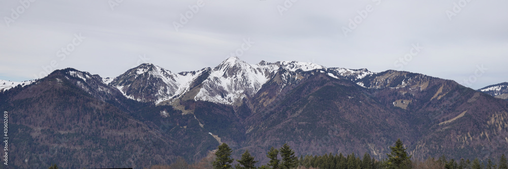 Fototapeta premium Wanderung Sonnwendköpfl: Blick Richtung Breitenstein