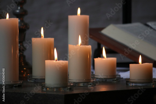 Dekoration während eines Gottesdienstes