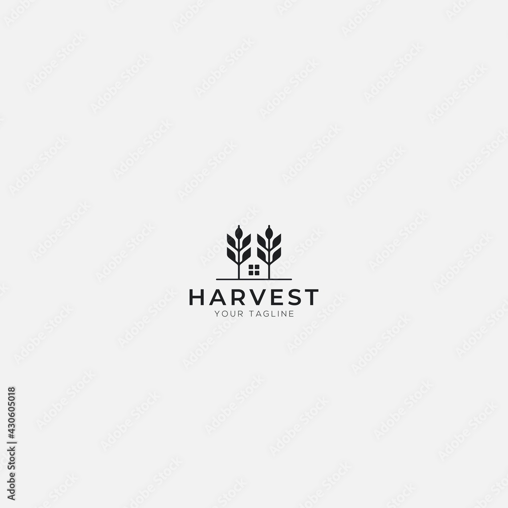 harvest home nature logo