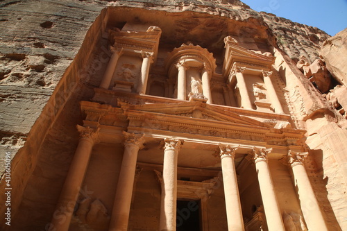 Petra the beautiful Nabataean Treasury photo