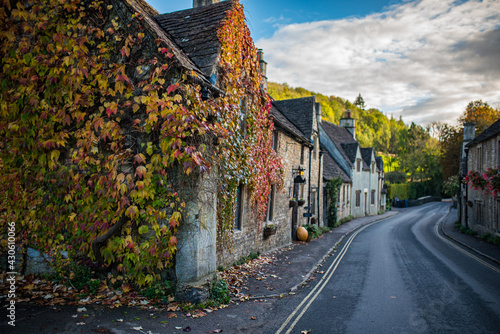street in the cotswolds, england