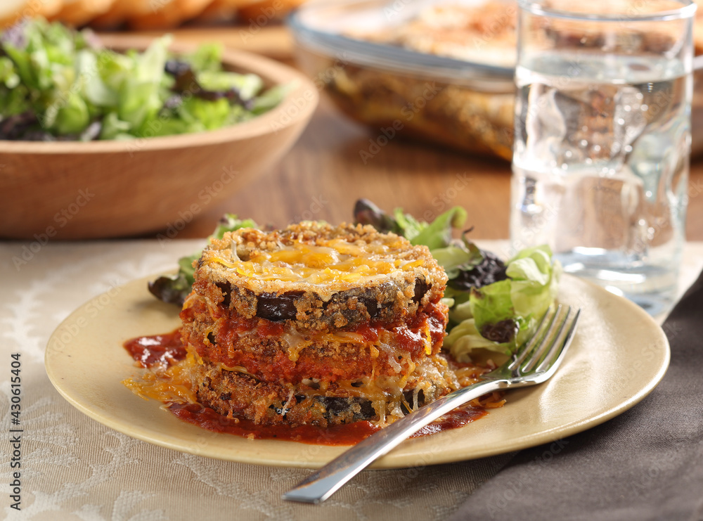 Eggplant Casserole images for the food industry. Eggplant Casserole images for the food industry.