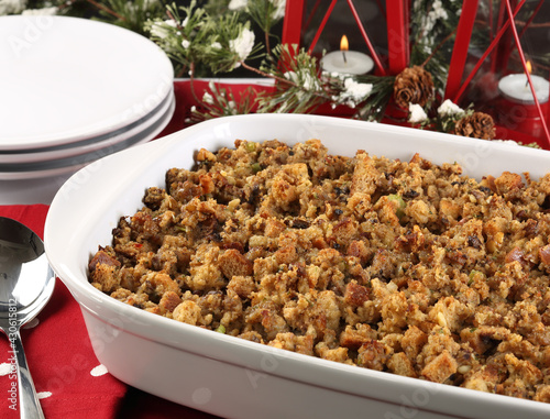 Photography Stuffing Casserole images for the food industry.