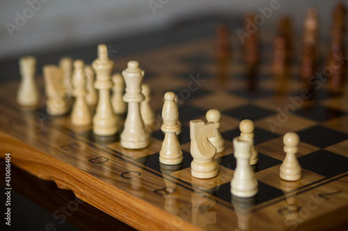 Game of chess. King, queen, rook, bishop, knight and pawn 