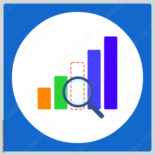 Vector illustration for Identify Gaps EPS10