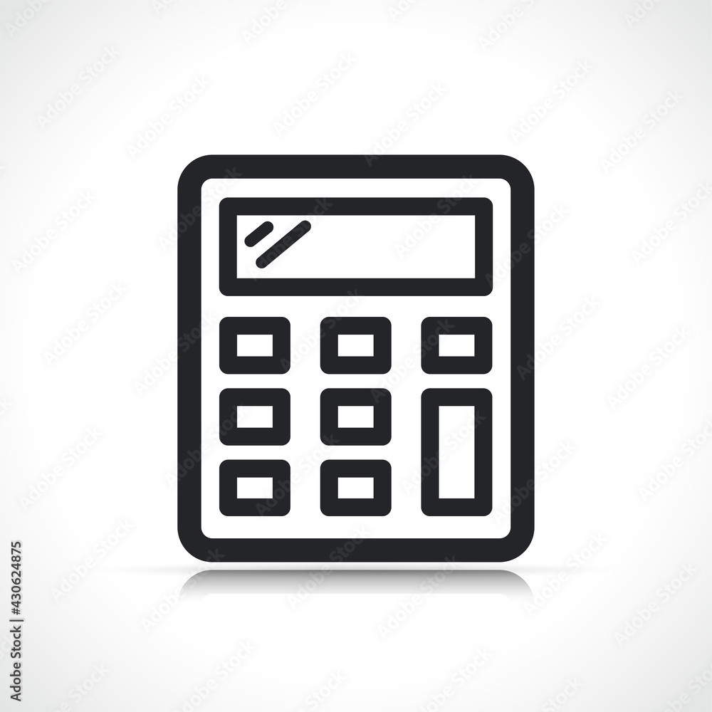 calculator icon isolated design symbol calculator icon isolated design symbol
