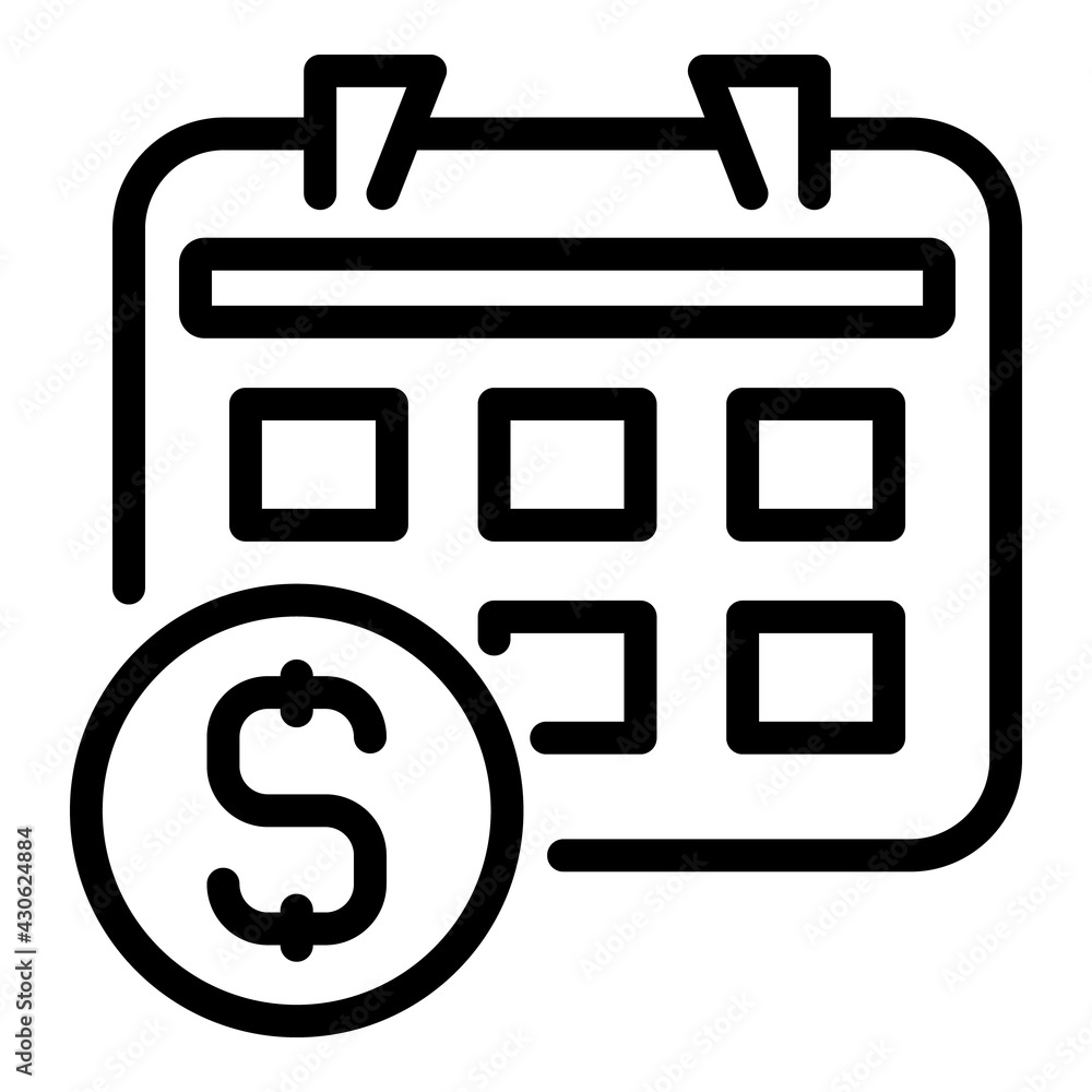 Order dollar icon. Outline Order dollar vector icon for web design isolated on white background Order dollar icon. Outline Order dollar vector icon for web design isolated on white background