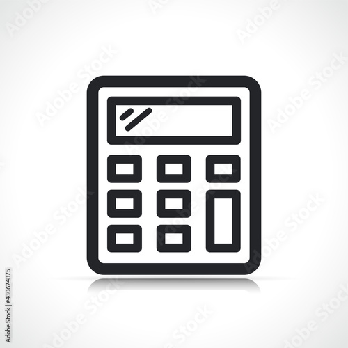 calculator icon isolated design symbol
