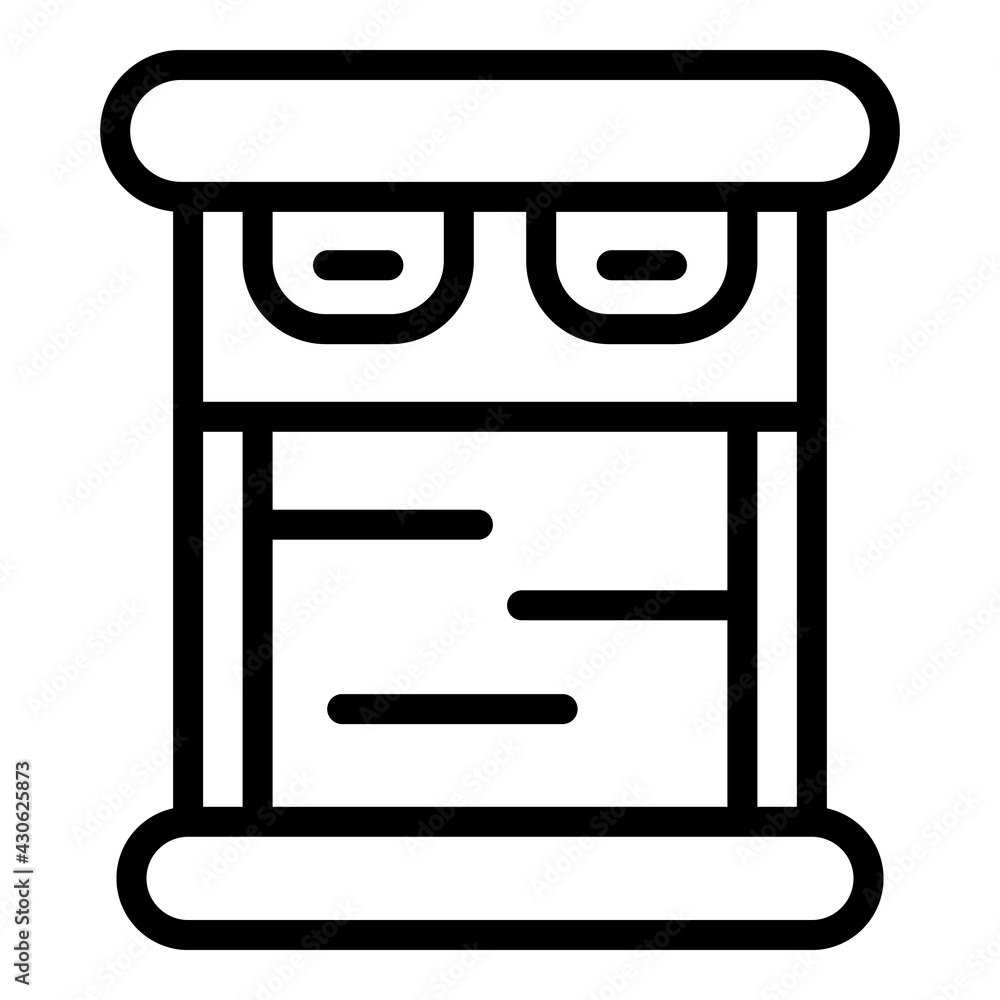 Trouble sleeping icon. Outline Trouble sleeping vector icon for web design isolated on white background Trouble sleeping icon. Outline Trouble sleeping vector icon for web design isolated on white background