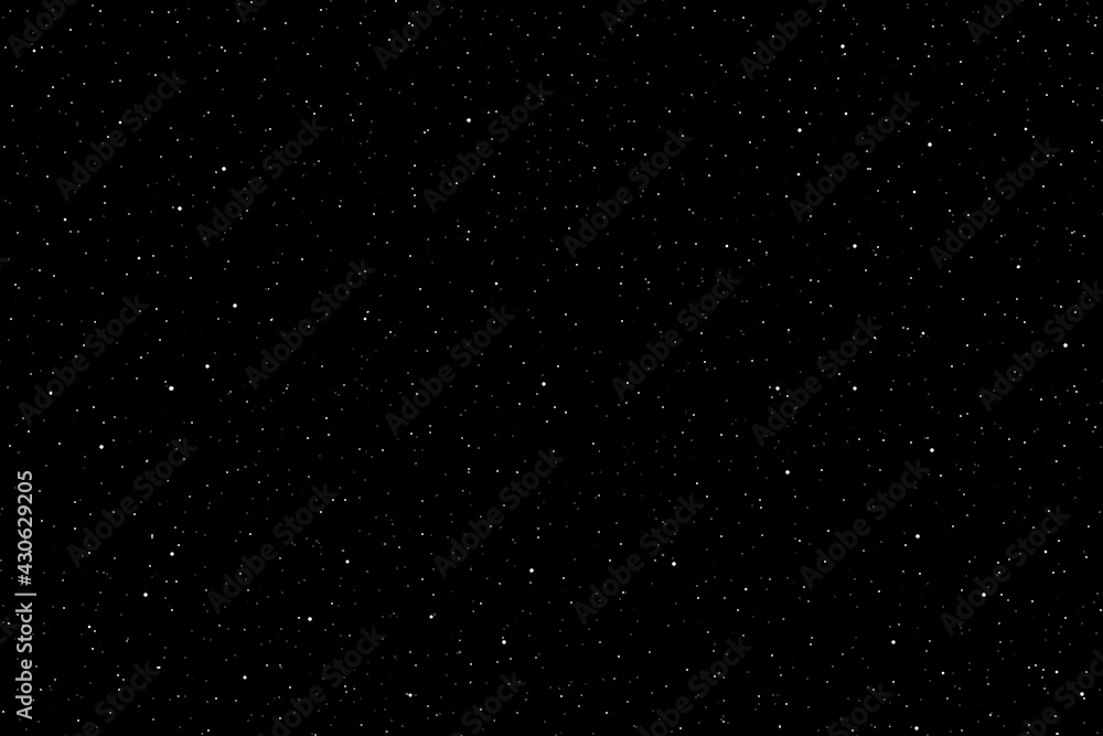Galaxy space background.  Dark night sky with stars. 