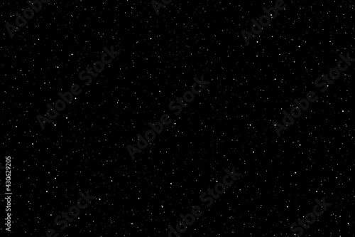 Galaxy space background. Dark night sky with stars. 