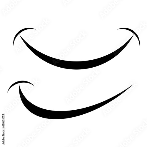  smiley face design logo vector