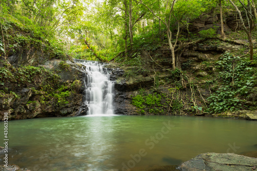 Ton Rak Sai Waterfall is in Namtok Sam Lan National Park ,Saraburi Thailand 