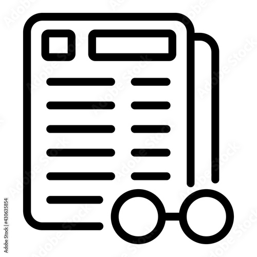 Management realization icon. Outline Management realization vector icon for web design isolated on white background