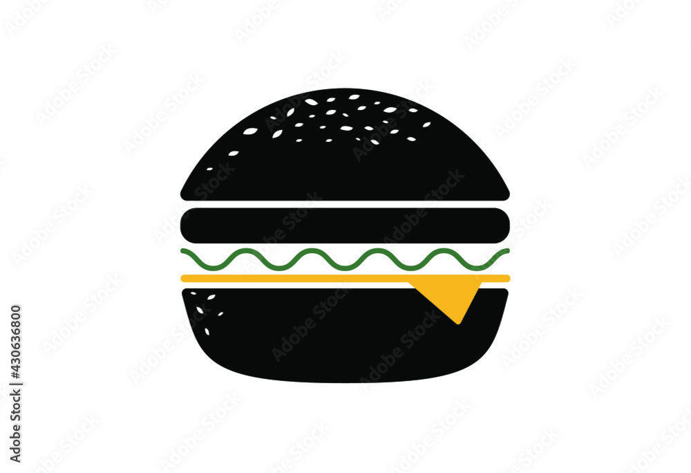 Hamburger icon vector on white background. Hamburger icon vector on white background.
