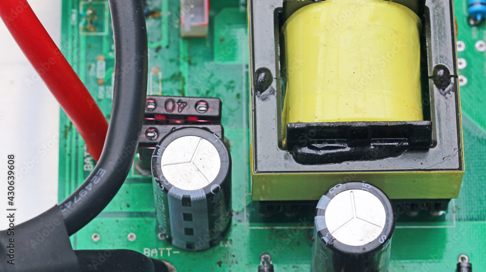 Fototapeta premium Close up of a circuit board 