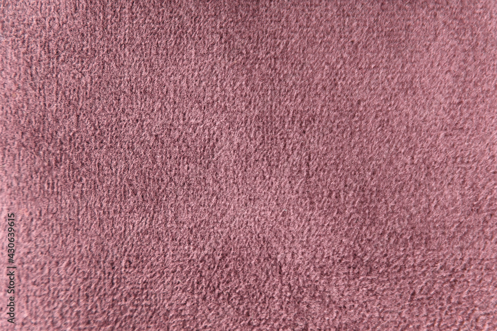 Plum colour velour textile sample. Fabric texture background Plum colour velour textile sample. Fabric texture background