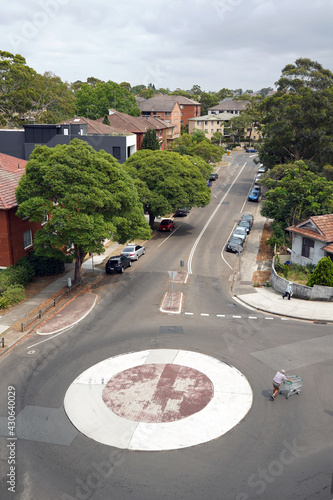 View of Paine St in Kogarah, a suburb of southern Sydney. photo