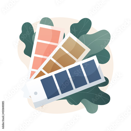 Print design abstract concept vector illustration.