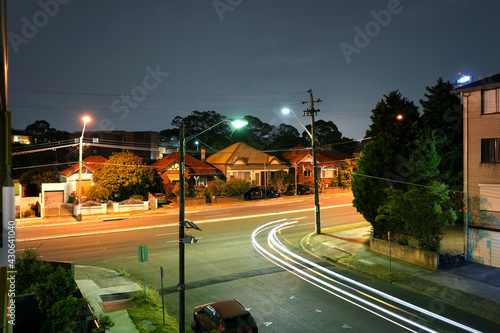 Canvas Print View of Princes hwy in Kogarah, a southern suburb in Sydney.