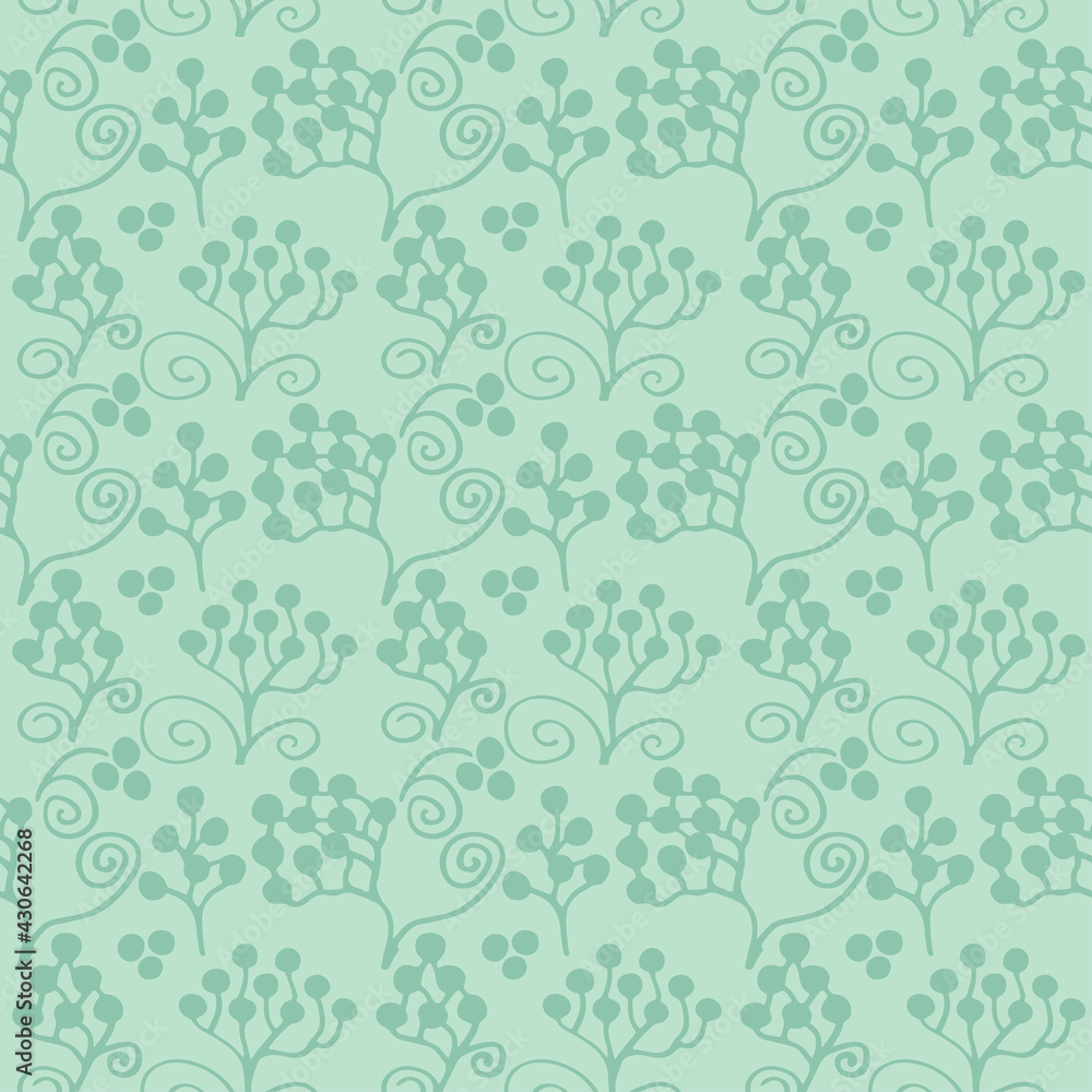 Seamless texture with floral background, wallpaper   
