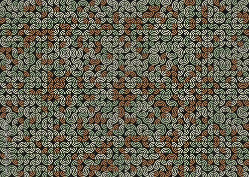 Abstract Geometric Pattern generative computational art illustration