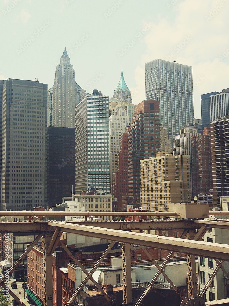 Obraz premium city skyline