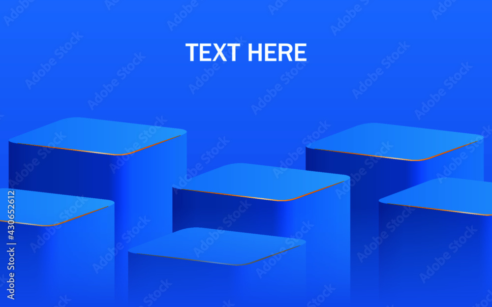Fototapeta premium 3d modern abstract background