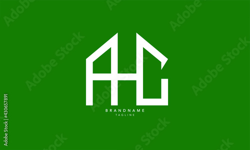 Alphabet letters Initials Monogram logo AHC, AH, HC photo