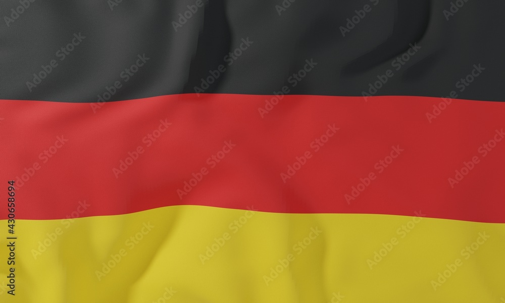 Germany flag background. 3D rendering. Germany flag background. 3D rendering.