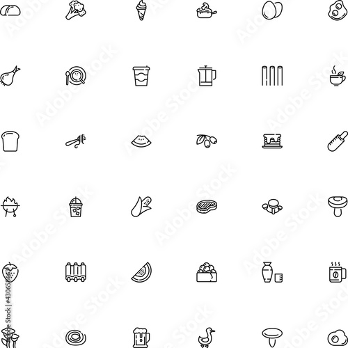 icon vector icon set such as: idea, cow, form, eggshell, toadstool, salmon, creamy, party, strip, street, bred, transparent, pot, suillus grevillei, brunches, bubble, korea, draught, parsley, goose photo