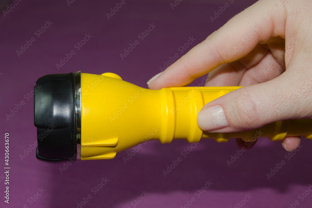 Led flashlight for use in emergencies Led flashlight for use in emergencies