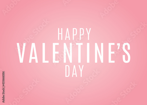 Handwritten Happy Valentine's Day Background, Valentine's Day Text, Love Holiday Background, Love Greeting Card, I Love You Background, Vector Illustration Background