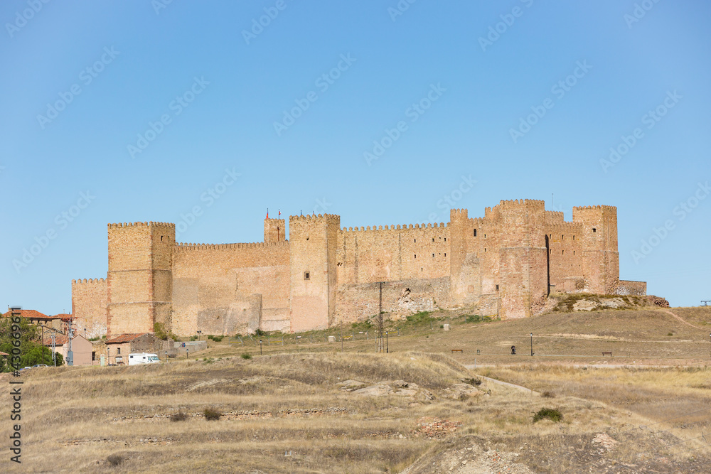 the medieval castle of Siguenza, province of Guadalajara, Castile La Mancha, Spain