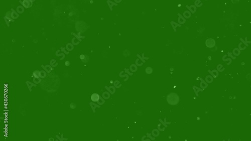 Dust Particles In Green Screen 