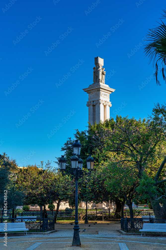 Obraz premium Monumento a la Constitucion de 1812, Cadiz, Andalucia, Spain