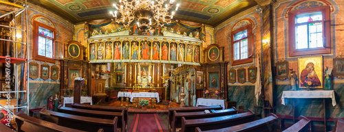 Cerkiew św. Paraskiewy obecnie kościół katolicki w Górzance, Bieszczady, Polska / St. Paraskiewy, currently a Catholic church in Górzanka, Bieszczady, Poland