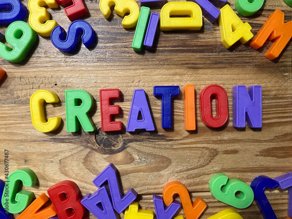 création (mot en français) / atelier créatif création (mot en français) / atelier créatif
