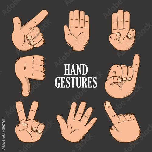 hand languages gesture