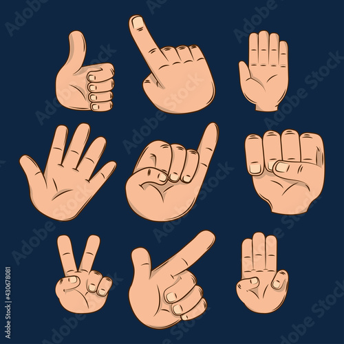 hands language gesture