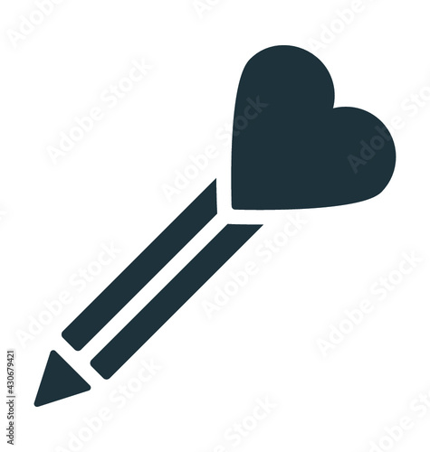 Heart Pencil 