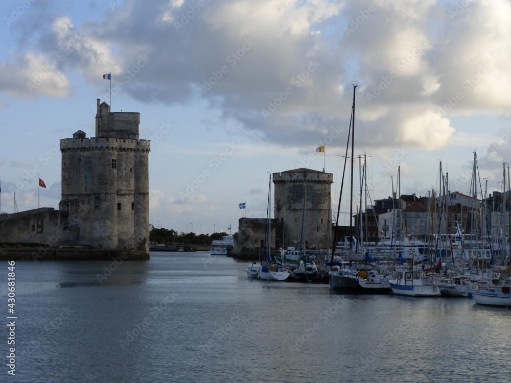 La Rochelle, Francia. Bonita ciudad costera del sur de Francia.