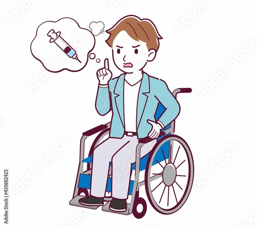 Young man with brown hair