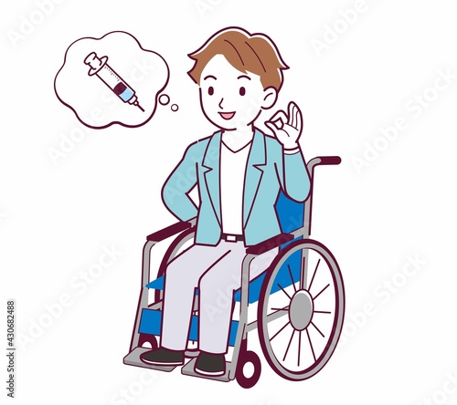 Young man with brown hair