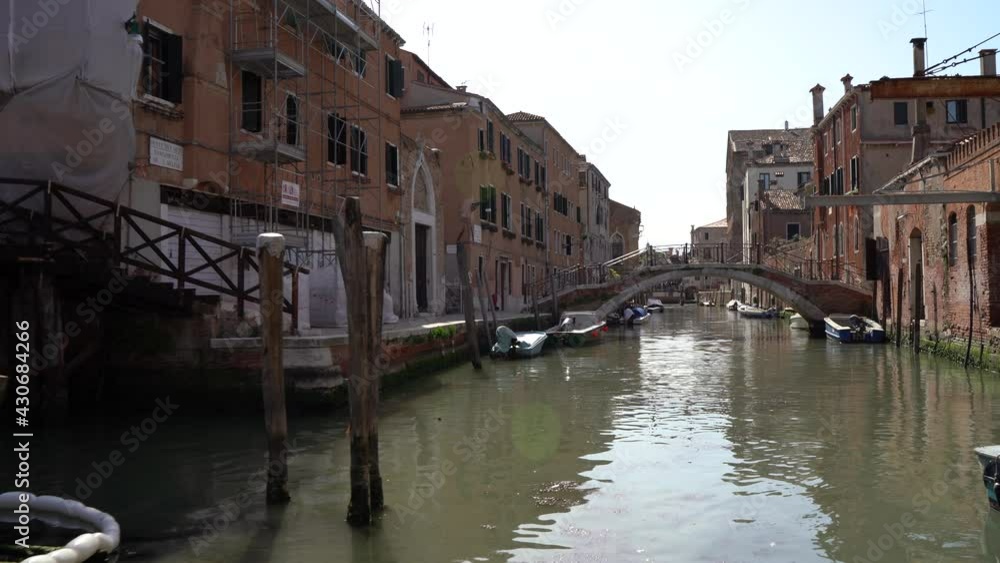 Venice, Italy - Boat tour through the canals and historic monuments of the lagoon city