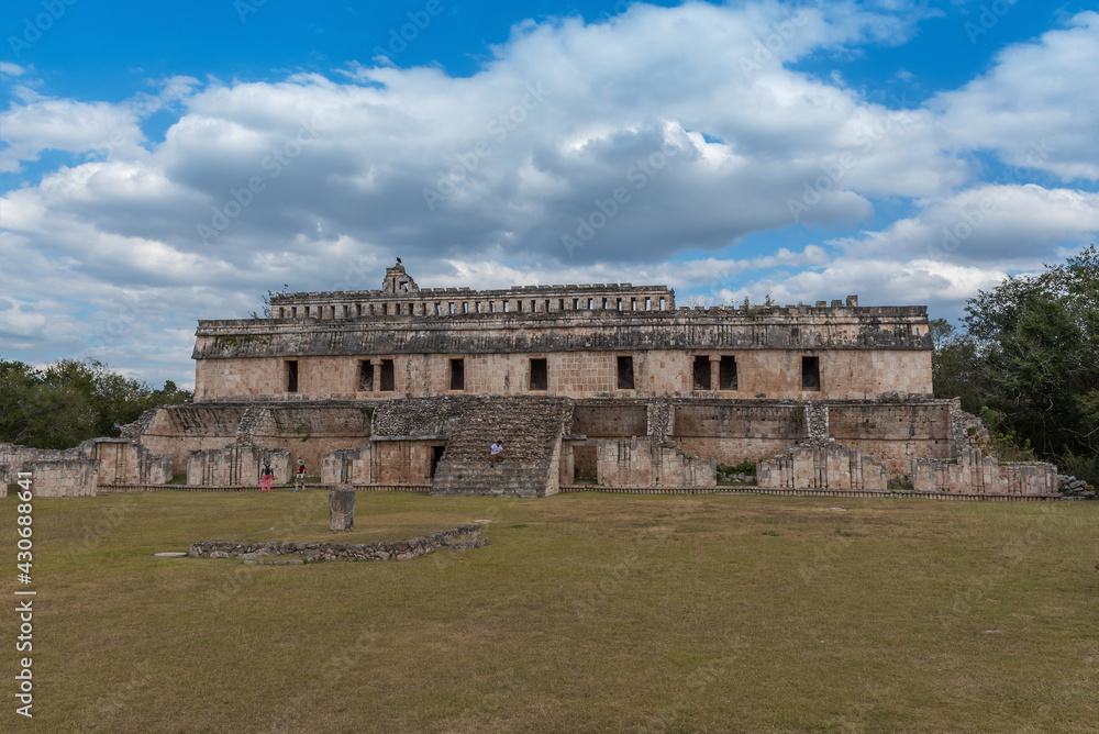 The ruins of the ancient Mayan city of Kabah, Yucatan, Mexico