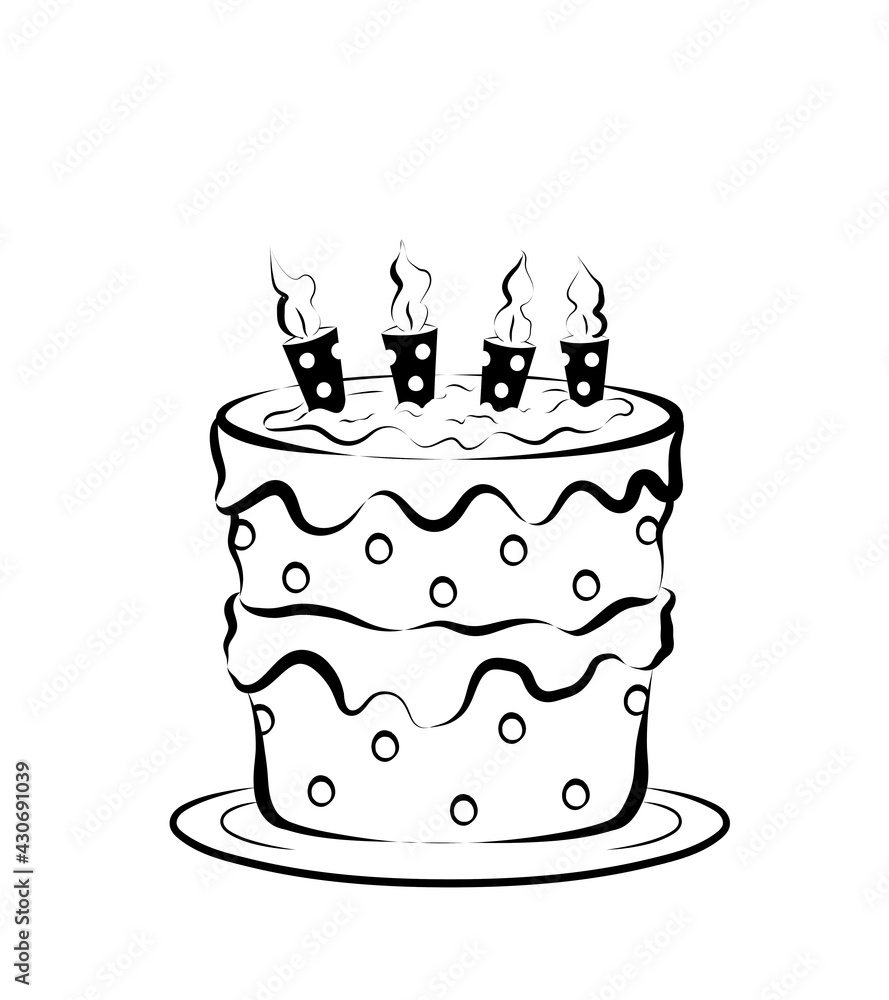 cake design  Cake sketch Cake drawing Cake illustration